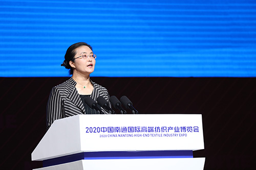 南通市商務局局長李玲發(fā)布“中國南通國際家紡商貿城”規(guī)劃